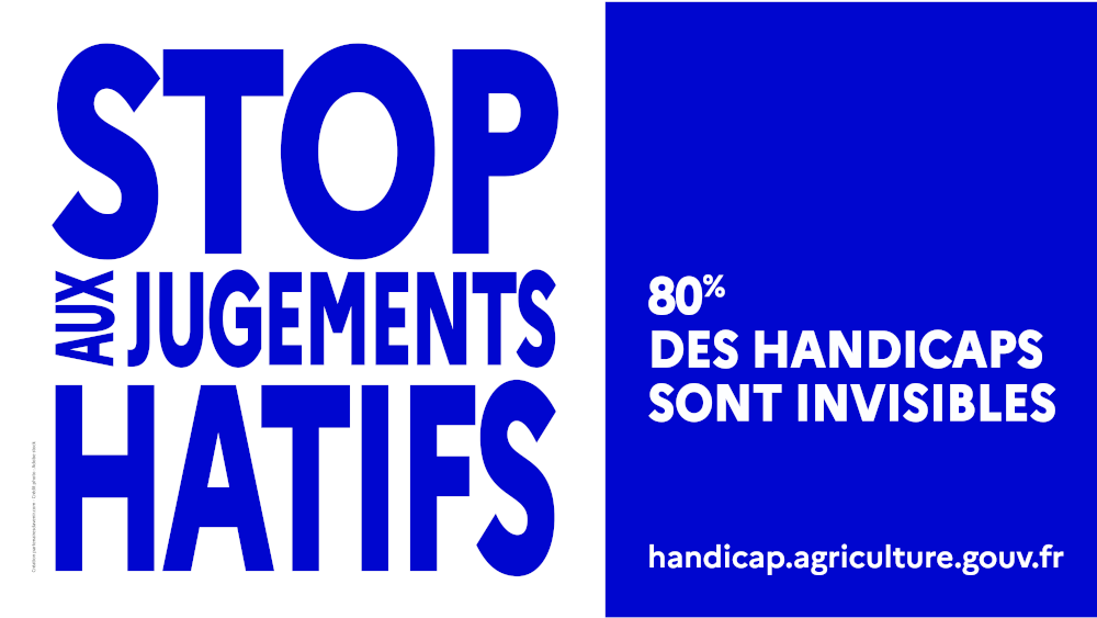 Stop aux jugements hâtifs ! 80% des handicaps sont invisibles.