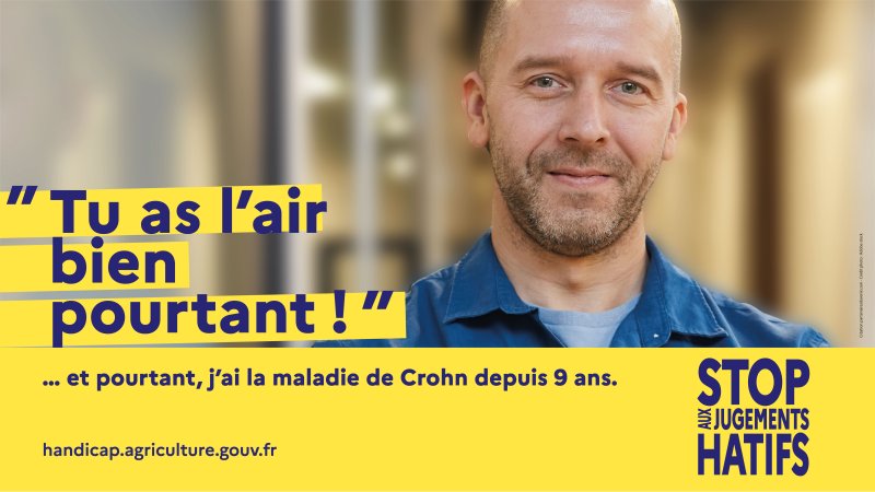 "Tu as l'air bien pourtant !" ... et pourtant, j'ai la maladie de Crohn depuis 9 ans. Stop aux jugements hâtifs.